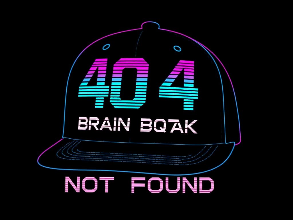 404 Brain Not Found Hat